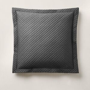 Ralph Lauren Home Argyle Quilted Euro Sham Graphite 26x26